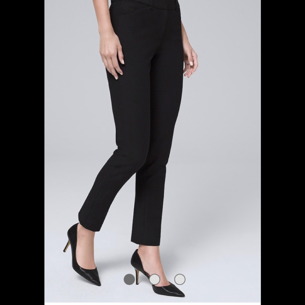 COMFORT STRETCH SLIM ANKLE PANTS